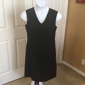 Mossimo Women’s Black Dress Stretch V-Neck Sleeveless Sz 14